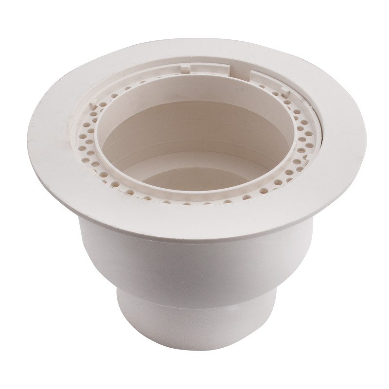 pvc排水管配件虹吸式雨水斗87型塑料重力dn110天台侧墙落水斗地漏