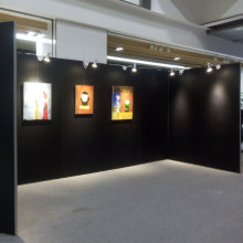 艺术展墙书画展板无缝隔断画廊博物馆校园文艺展示展墙拍卖会展板