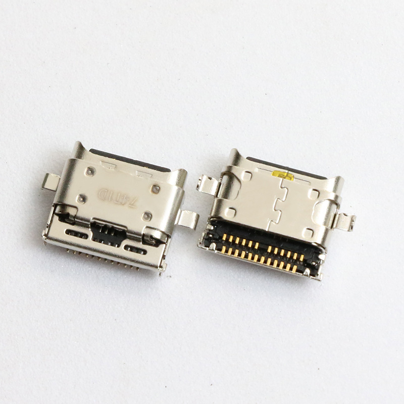 充电接口24针反向手机尾插type c母座尾插适用于华为p9充电尾插