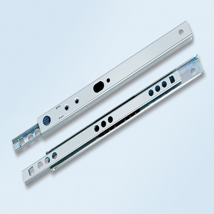sh-abc广东星徽双向17宽二节滑轨钢珠导轨轨道迷你滑轨抽屉滑轨