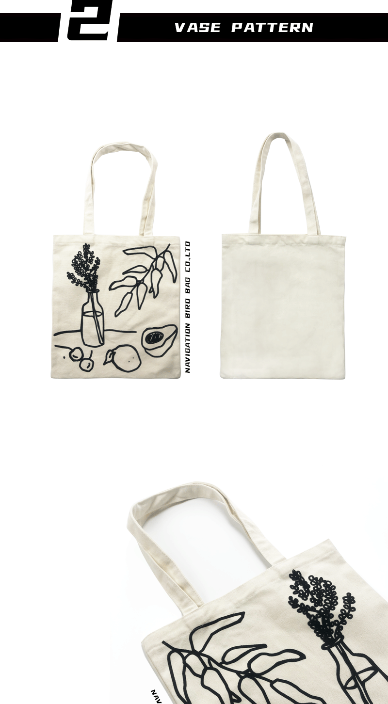 帆布包单肩包礼品袋简约跨境无印良品muji同款canvas bag