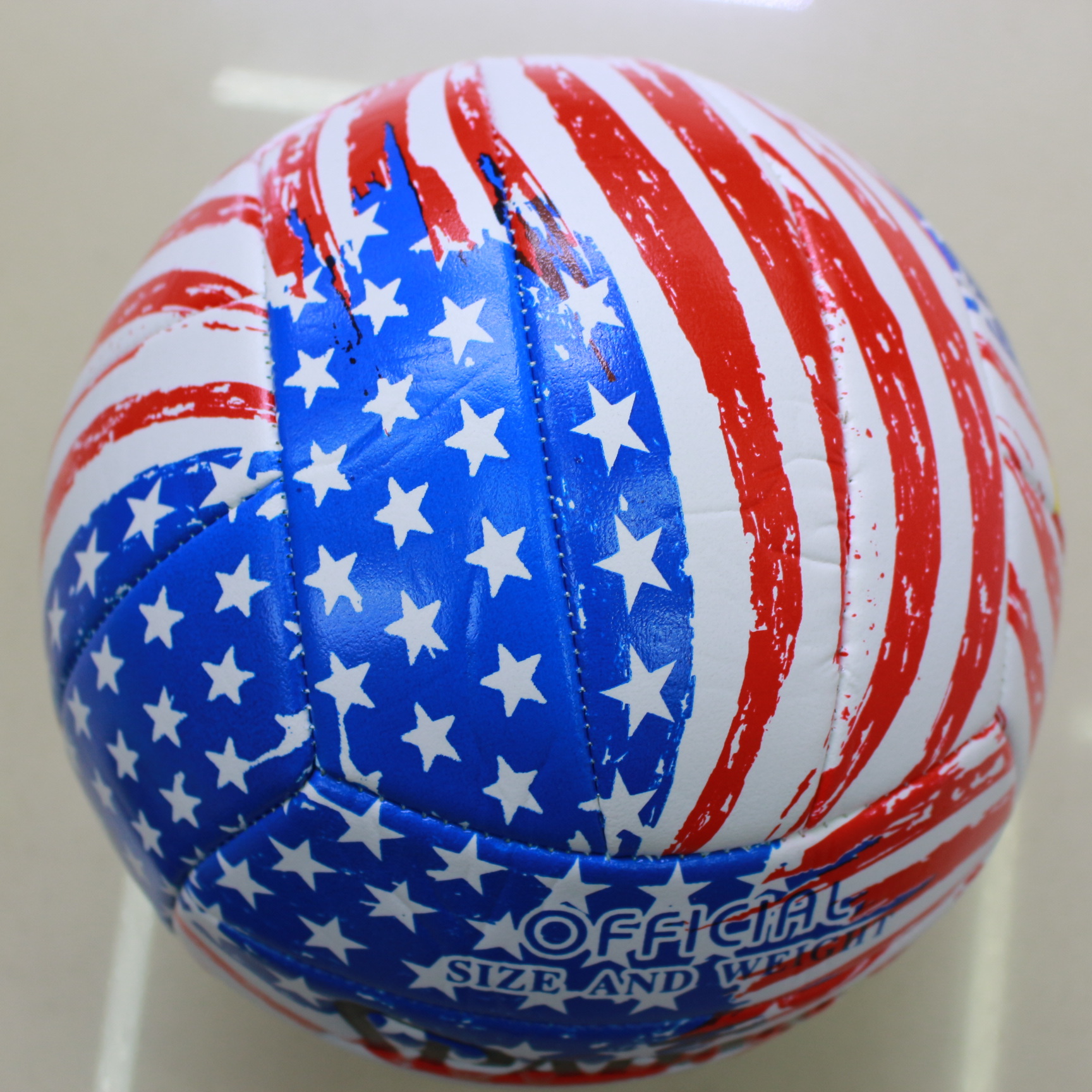 5号排球美国旗高发泡中考标准比赛用软排球可来样定做 可代发