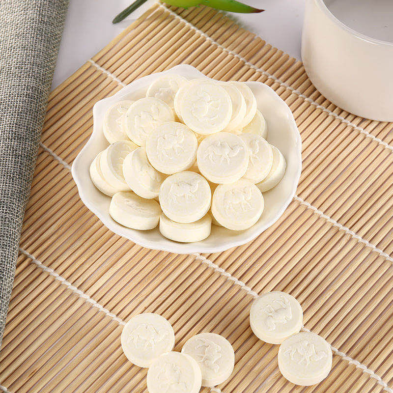 新疆驼奶贝 沙漠骆驼奶贝 干吃骆驼奶片 驼奶片