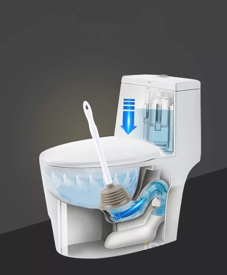 茶花通便器强力坐便疏通器抽水马桶手动一炮通现货批发