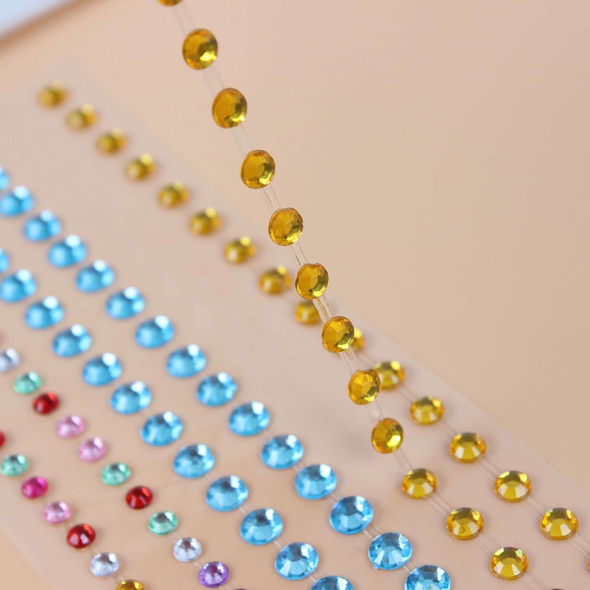 2022外贸钻贴做 水钻珍珠贴纸 diy幼教装饰配件假钻贴纸