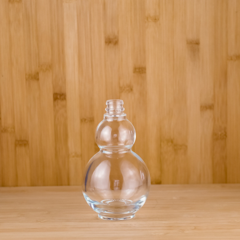 厂家批发加厚葫芦形酒瓶 白酒瓶 密封透明玻璃品质空酒瓶 饮料瓶