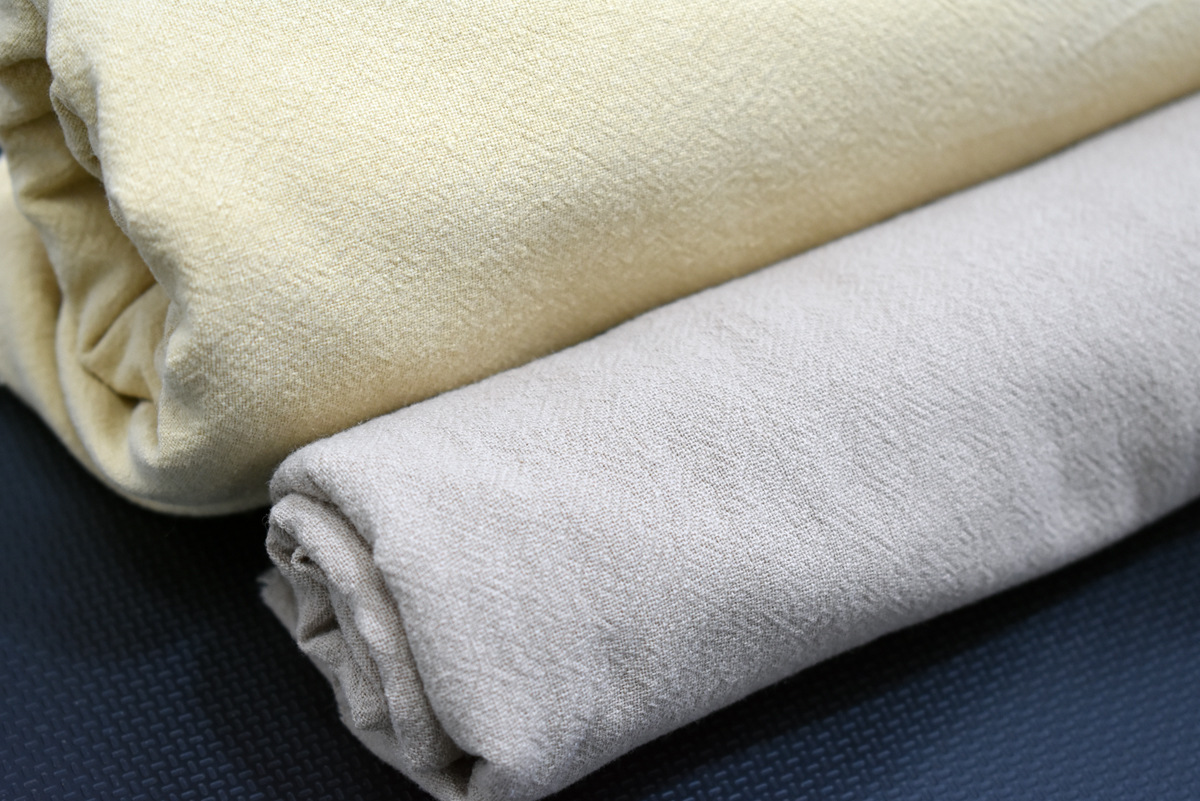 全棉棉麻布料 16支水洗棉布 15支仿麻无弹 童装连衣裙衬衫短裤布