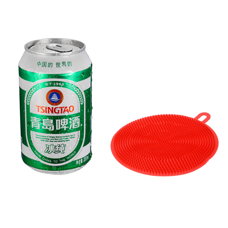 Dishwashing Cleaning Brush Kitchen Dish Brush Dishwashing Cloth Fruit Scrub-Brush Melon, Fruit and Vegetable Scouring Pad