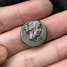 加厚加重希腊硬币黄铜镀银仿古工艺品国外纪念币不规则尺寸类型89