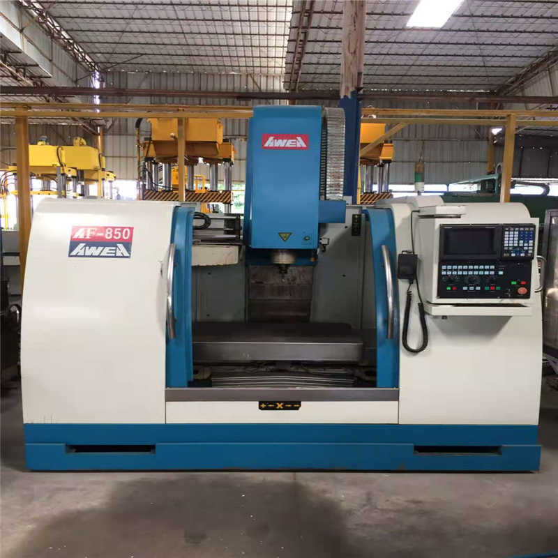二手台湾亚威立式加工中心850cnc五金数控加工1m高精度加工中心