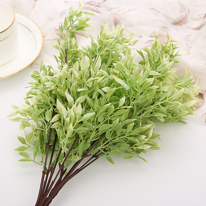 仿真植物辣椒草 婚庆路引植物墙配材塑料盆栽插花假花批发