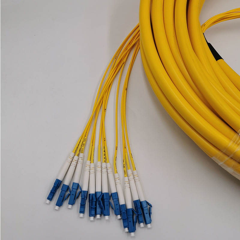 分支光缆集束型单模光纤跳线sc/fc/lc/st12芯分支光缆2.0子缆尾纤