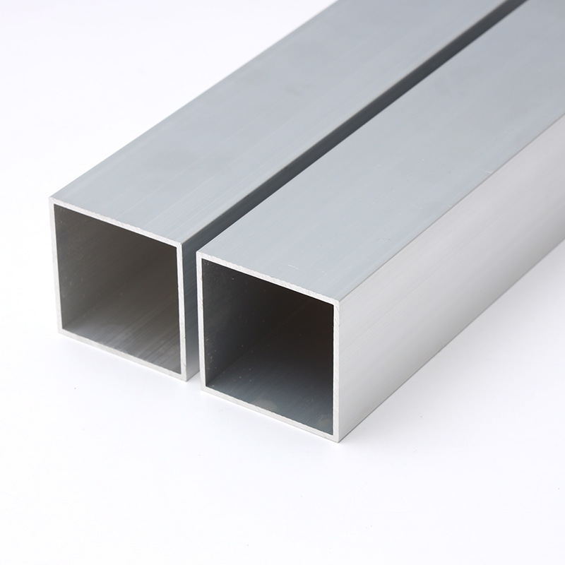 无锡铝型材铝方通氧化银色铝合金管矩形空心40*40氧化铝方通