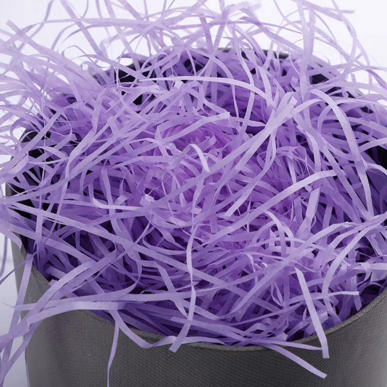 手工diy填充物拉菲草彩色碎纸丝礼物盒装饰品创意彩色包装材料