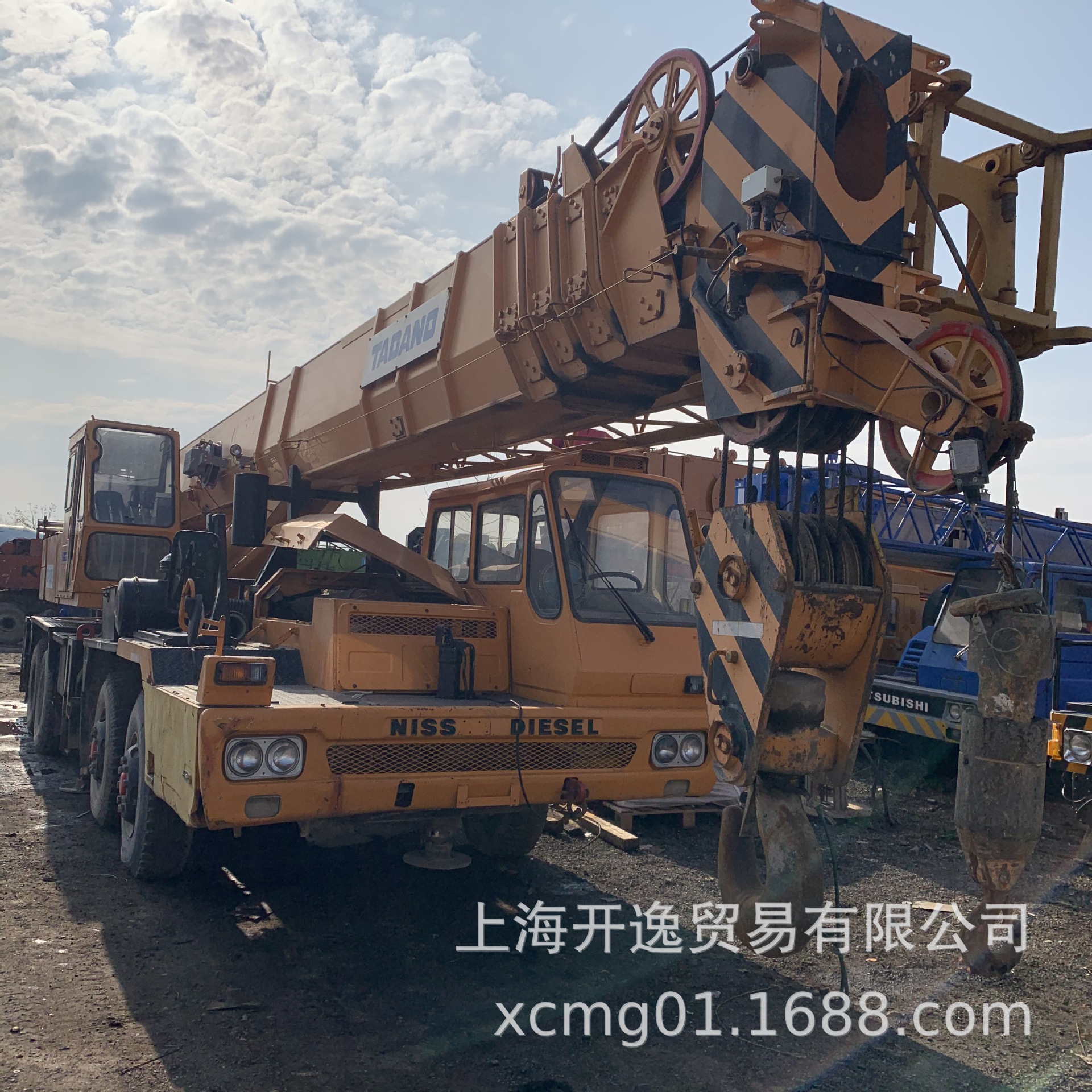 tadano 多田野汽车吊50吨二手日本 吊车tg500e起重机-阿里巴巴