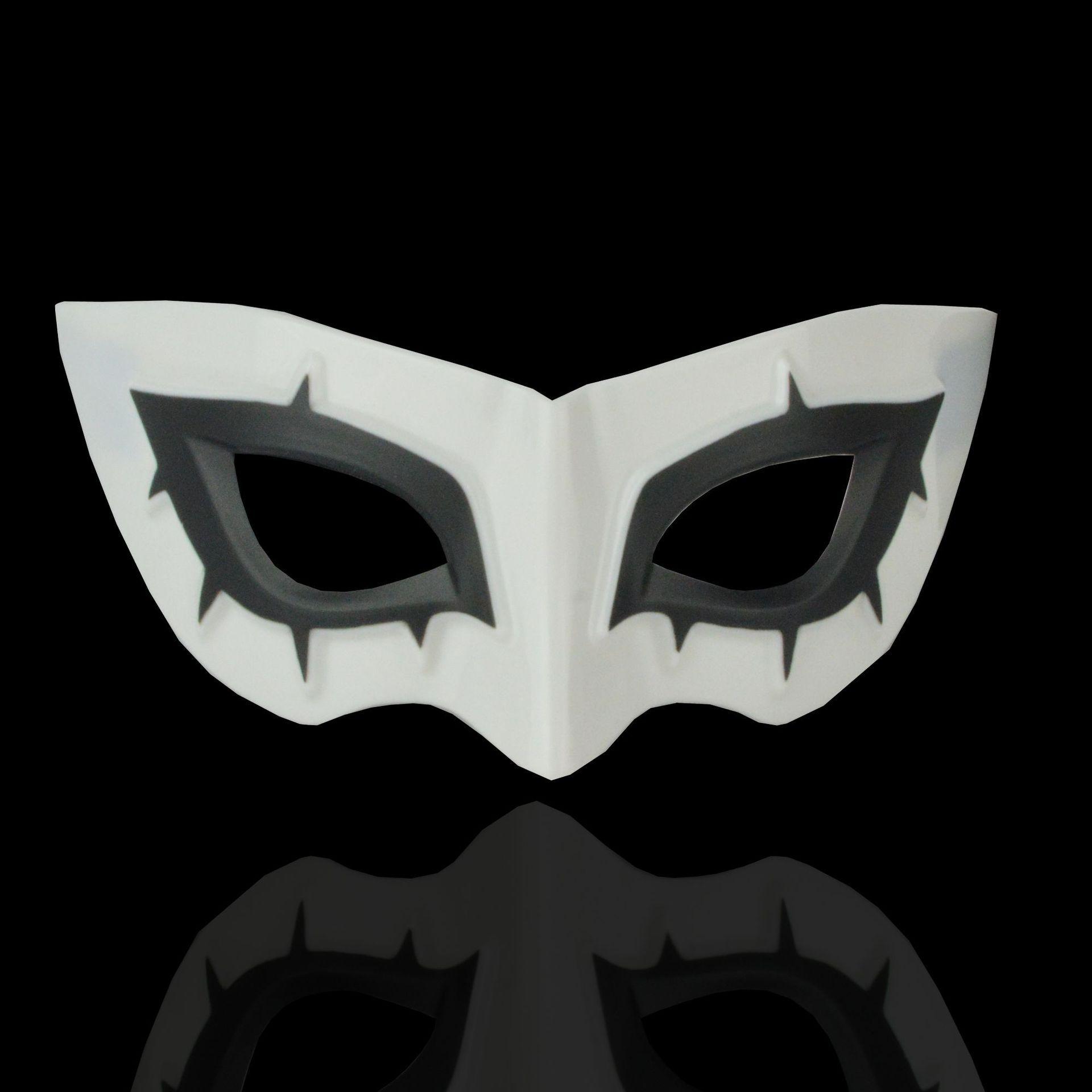 万圣节面具眼罩个性女神异闻录peron5来栖晓化妆舞会面具半脸眼罩