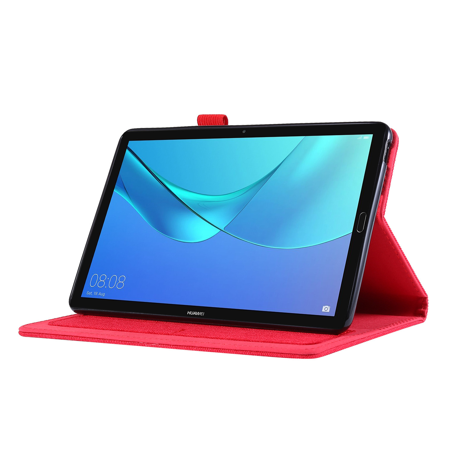 适用华为t5m5-8.0寸平板电脑jdn2-al00w09w09hnal00hn布纹软