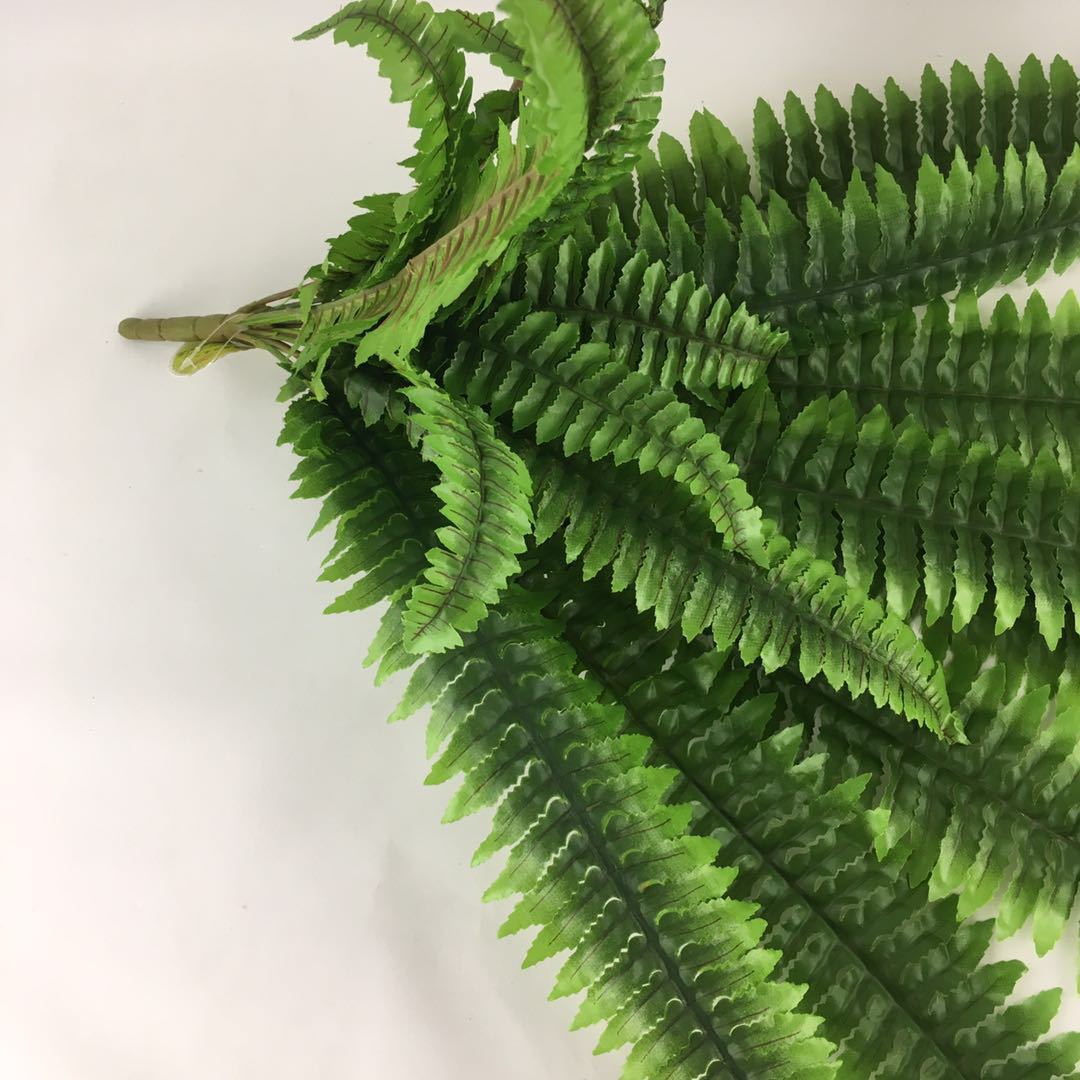 仿真波斯叶壁挂18叉蕨类植物植物墙配饰波斯长蕨草仿真植物