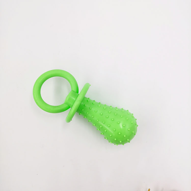 Pet TPR Bite-Resistant Nipple Dog Bell Sounding Toy Tooth Cleaning Molar Rubber Dog Toys Factory Price Direct Sales