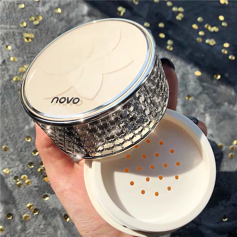 novo清透空气散粉控油定妆粉持久防水防汗不脱妆遮瑕学生平价蜜粉