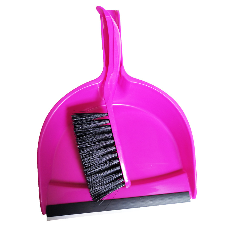 Three-Color Plastic Home Desktop Brush and Dustpan Set 2Pcs Broom Brush Set 2-Piece Set