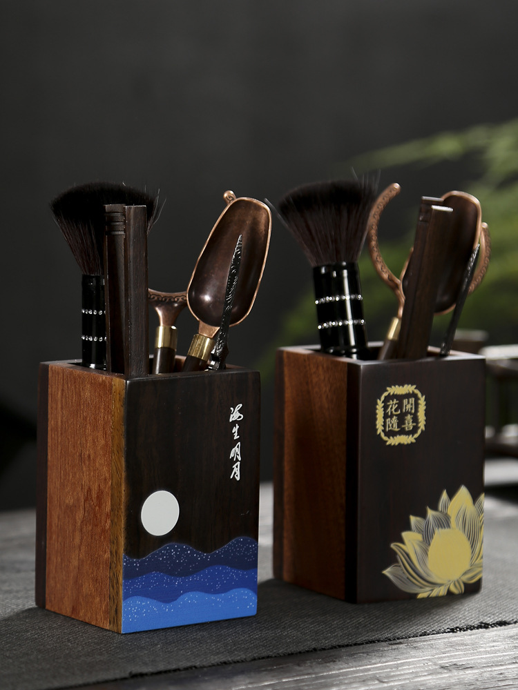 台隆金茶道六君子套装功夫茶具配件6君子大全泡茶工具茶夹勺茶刀