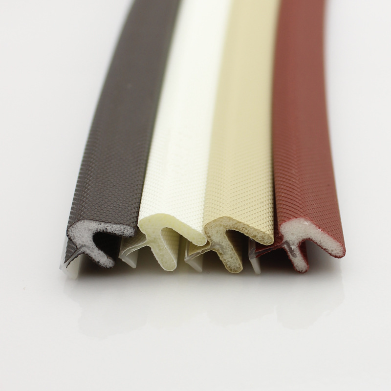 室内实木门pu包覆式密封隔音条 卡槽式防撞静音条 门窗缝封边胶条