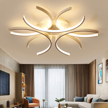现代简约led吸顶灯 北欧客厅灯圆环灯具创意个性新款餐厅灯卧室灯