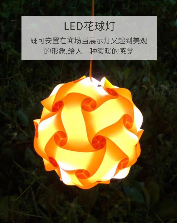 led绣球花球灯亮化工程专用灯户外创意庭院挂树灯节日春节装饰灯