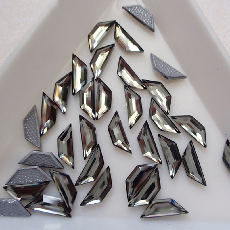 批发奥钻矮梯形平底钻2772施华洛世奇元素梯形钻 平底美甲钻水钻