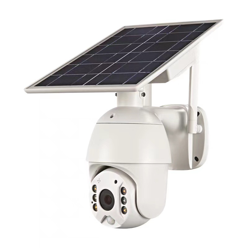 Solar Security Surveillance Camera 4G Smart Dome Outdoor 1080P Low Power Wireless Remote Camera