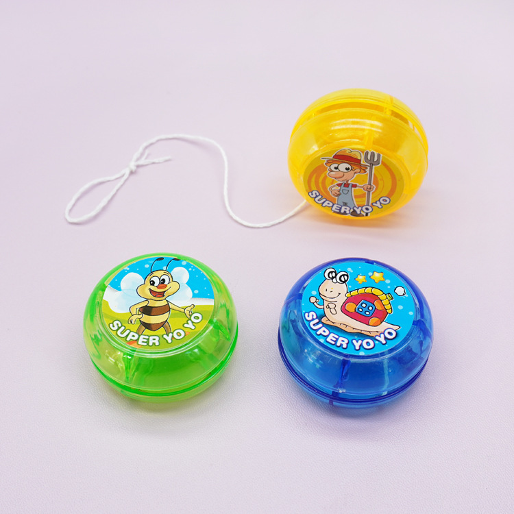 专业生产赠品小玩具 4cm溜溜球卡通yoyo球扭蛋奇趣蛋胶囊促销礼品