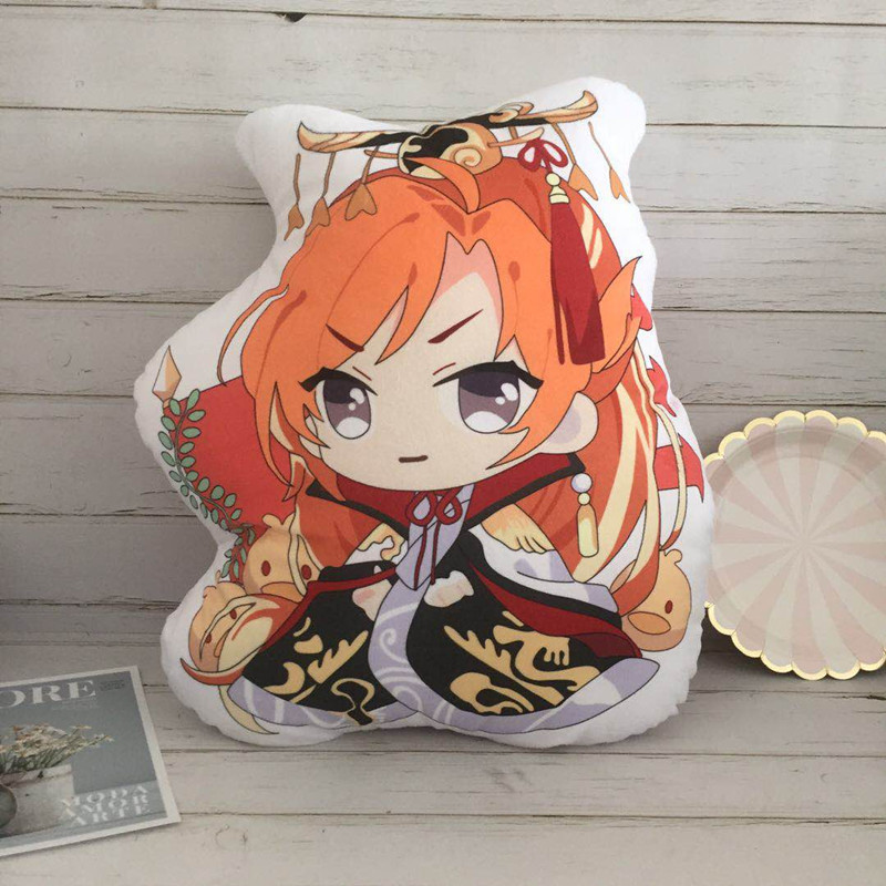 动漫游戏食物语抱枕靠垫手游周边佛跳墙北京烤鸭毛绒玩具抱枕挂件