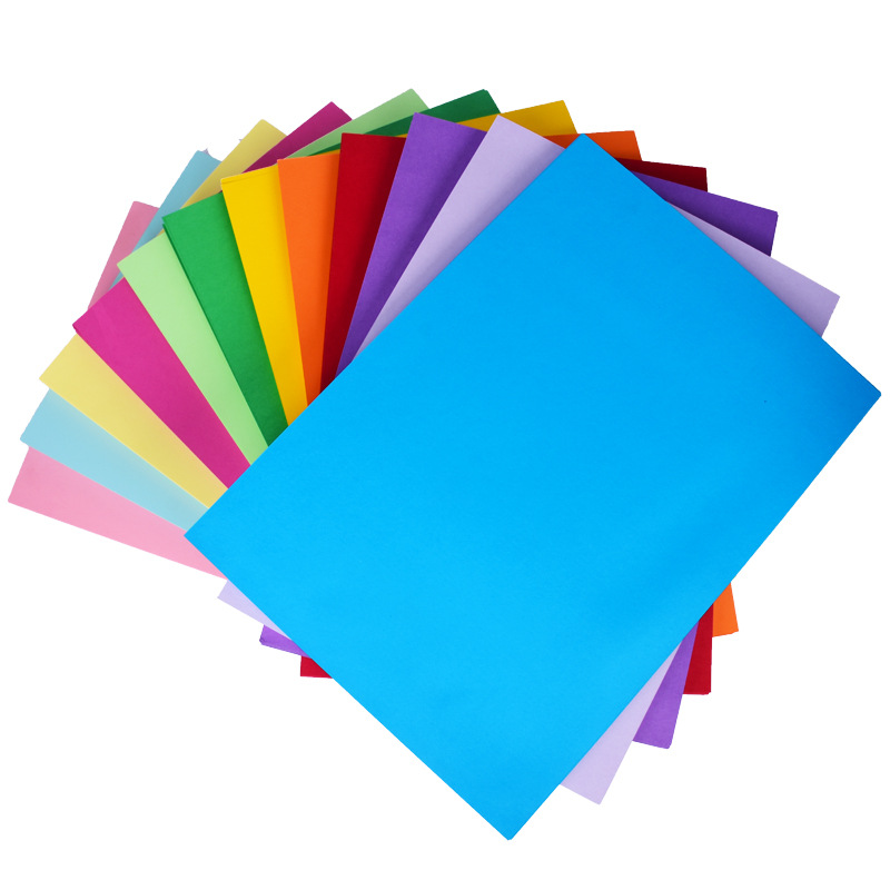 原浆8k彩色硬卡纸 加厚彩卡纸200g美术绘画素描黑白色卡 厂家批发