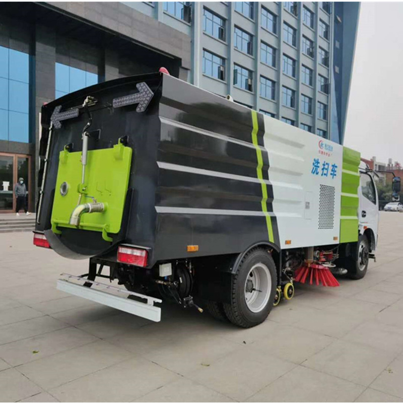 湖北程力国六大多利卡洗扫车 干湿两用道路清扫车 环卫洗扫车