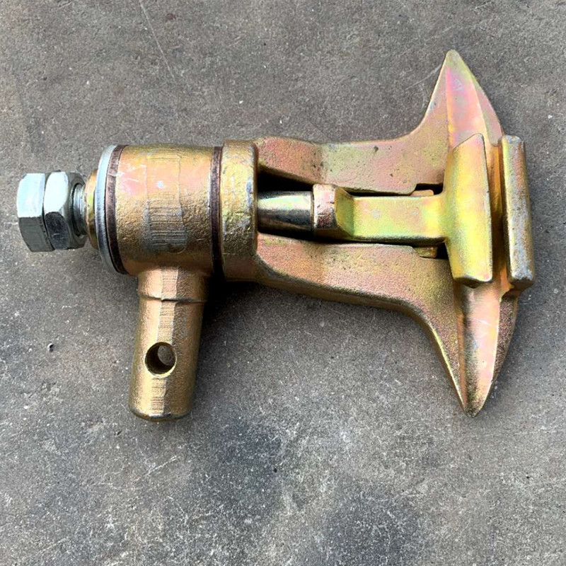 可定做人行车抱索器 煤矿架空乘人装置 22mm钢丝绳抱索器