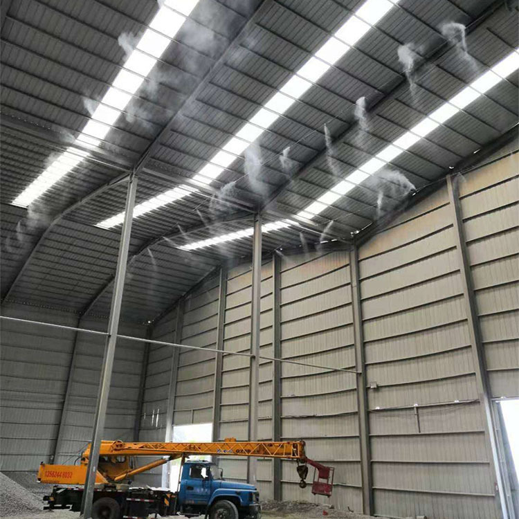 现货供应车间喷淋设备 围挡喷淋系统 全自动喷淋车间高压造雾机