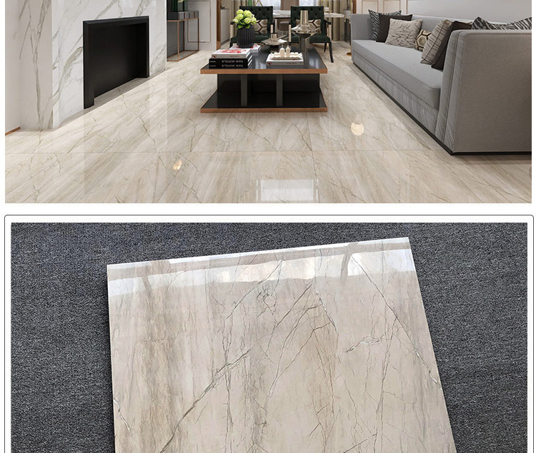 佛山梵西陶瓷通体大理石瓷砖800x800客厅卫生间地砖灰色地板砖