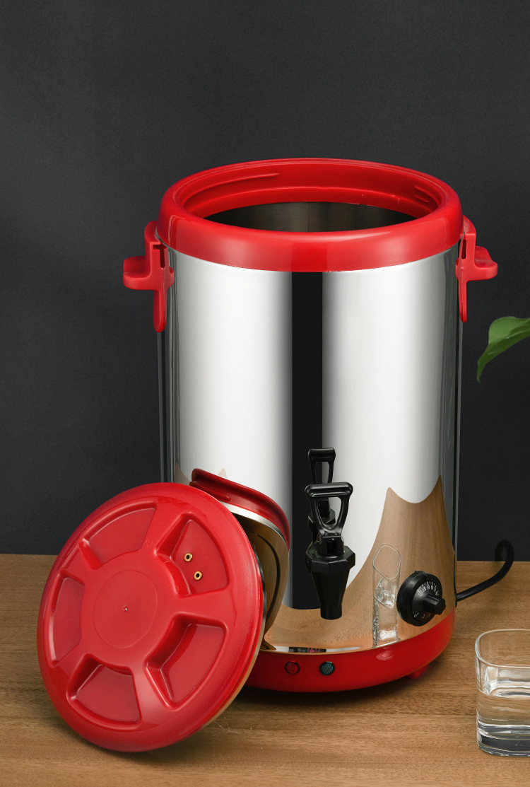 烧水桶奶茶豆浆保温桶 大容量商用热水桶不锈钢电热开水桶店加热