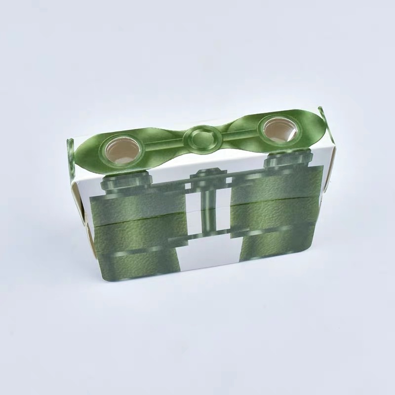 纸质望远镜 diy手工简易自制望远镜 学生学科技小制作材料包 彩色