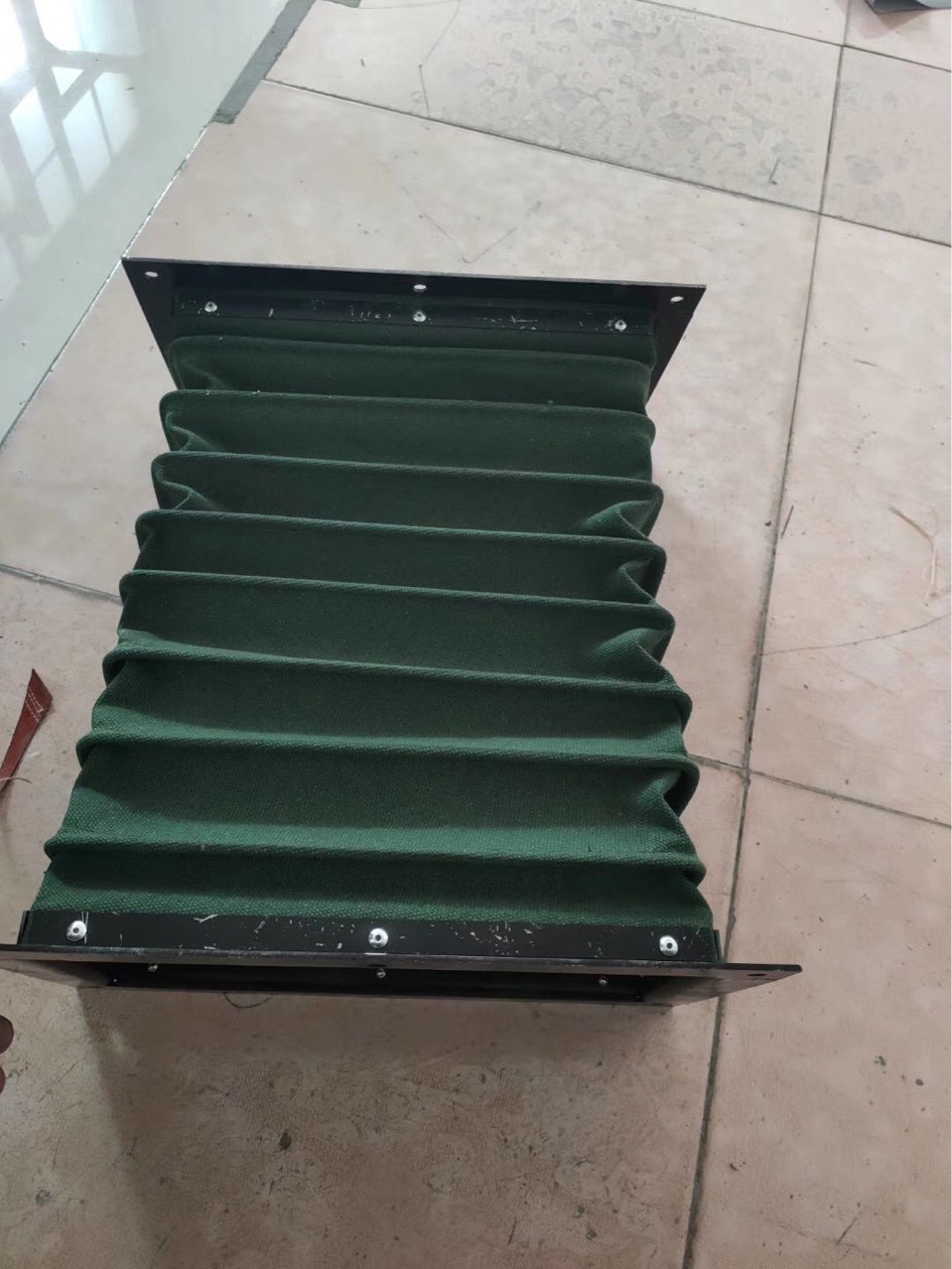 定制各种风机软连接帆布风管防火耐高温烟道空调净化环保保温软接