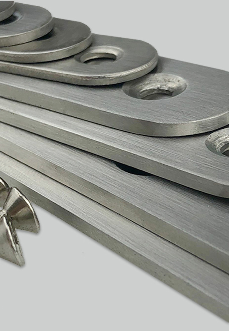 不锈钢直片 角码角铁木板桌椅固定连接件一字直片铁片平角片l型码