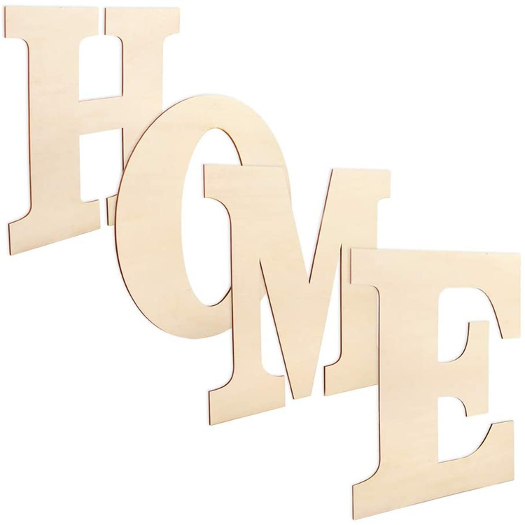 Unfinished Wooden Letters Unfinished Wooden Letters Home Home Wall Decor