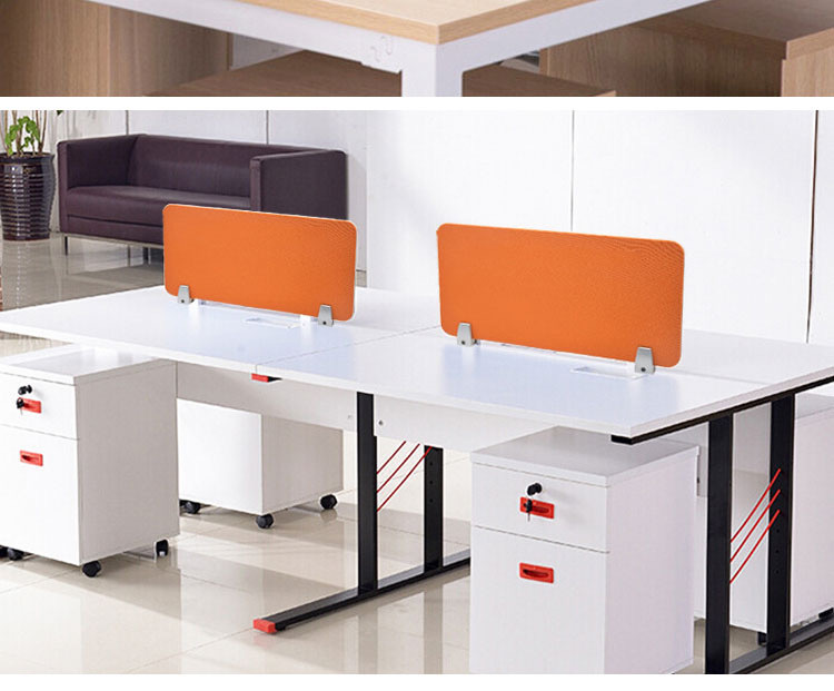 办公桌面挡板网格桌子隔板包布屏风板学生课桌考试隔板屏风夹子