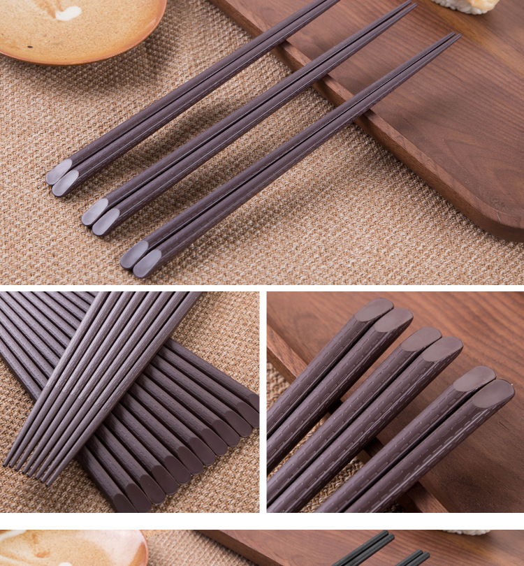 厂家直销pps日式合金筷子餐厅酒店饭店家用耐高温可消毒防滑餐具