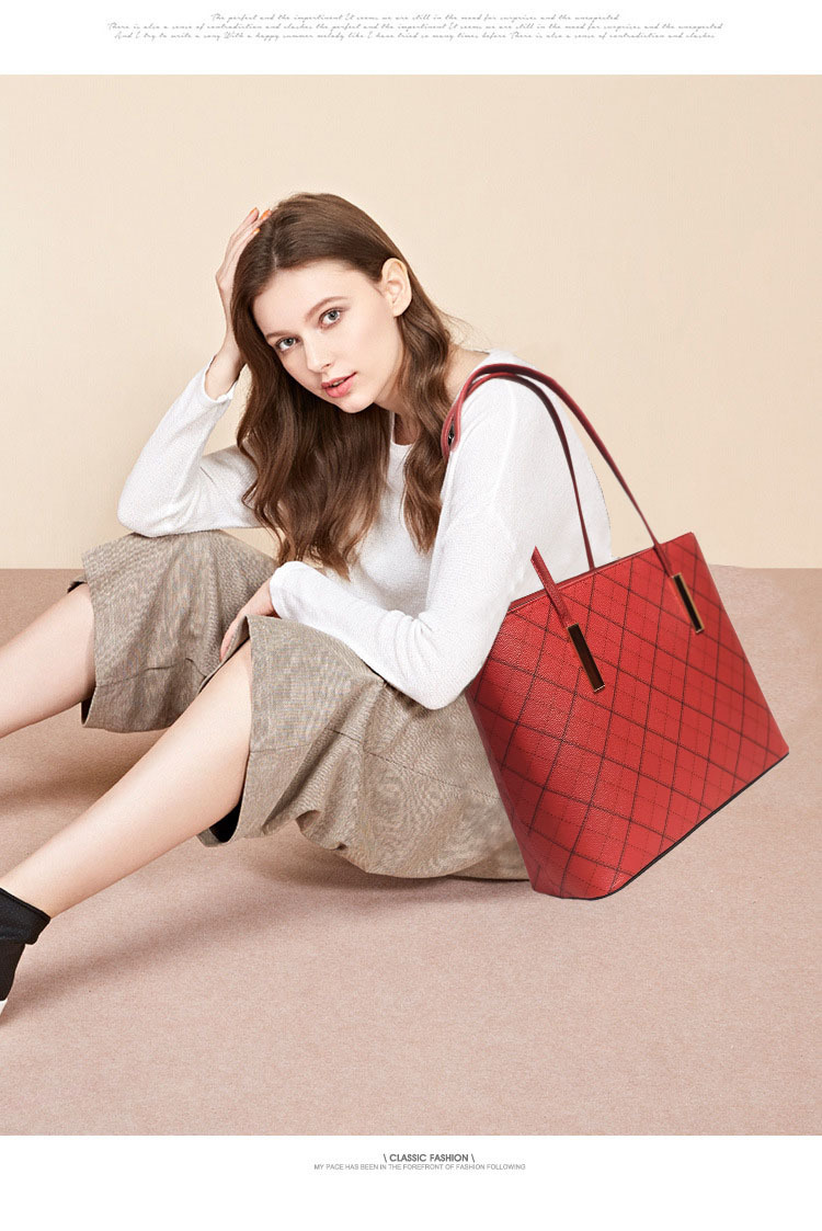 ladies handbags套包欧美潮流子母包新款女士手提包时尚单肩女包