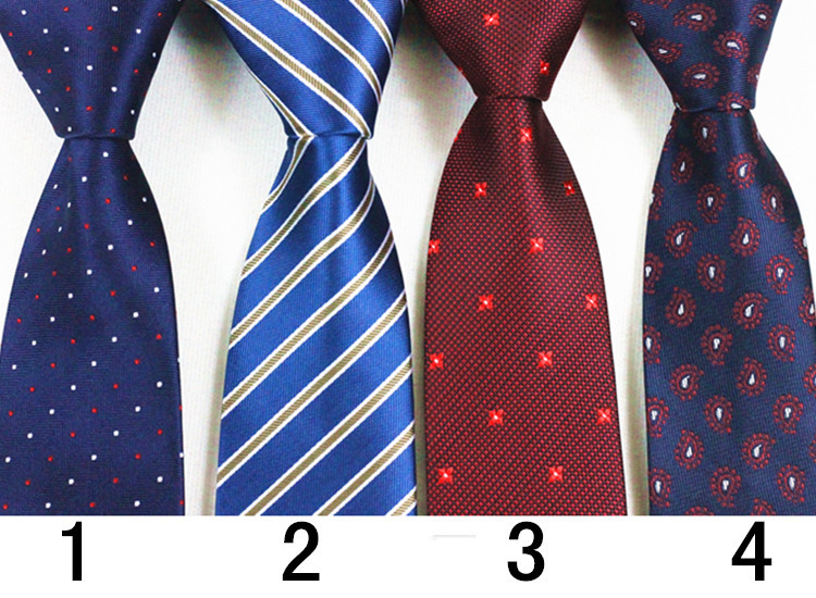 男士领带 批发新款现货商务纯色条纹6c箭头提花领带厂家定做logo