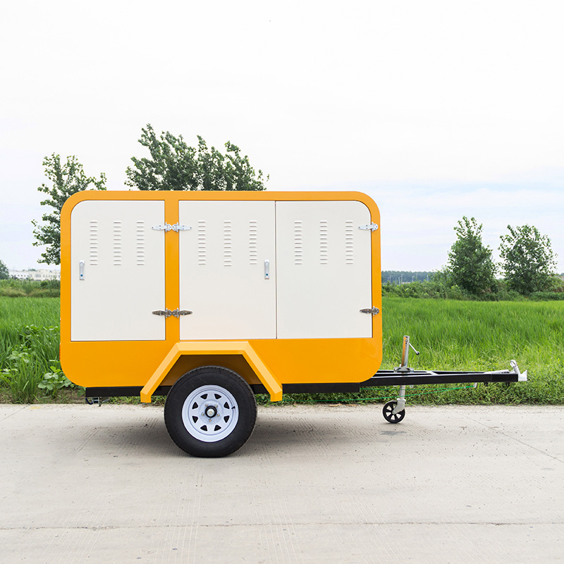 箱式拖挂房车货车 多功能工具露营拖车 封闭式箱体拖挂车可上牌