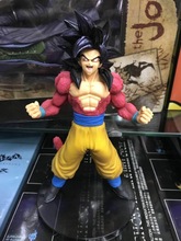 Dragon ball 七龙珠赛亚人之血超四黑发悟空盒装手办公仔摆件模型