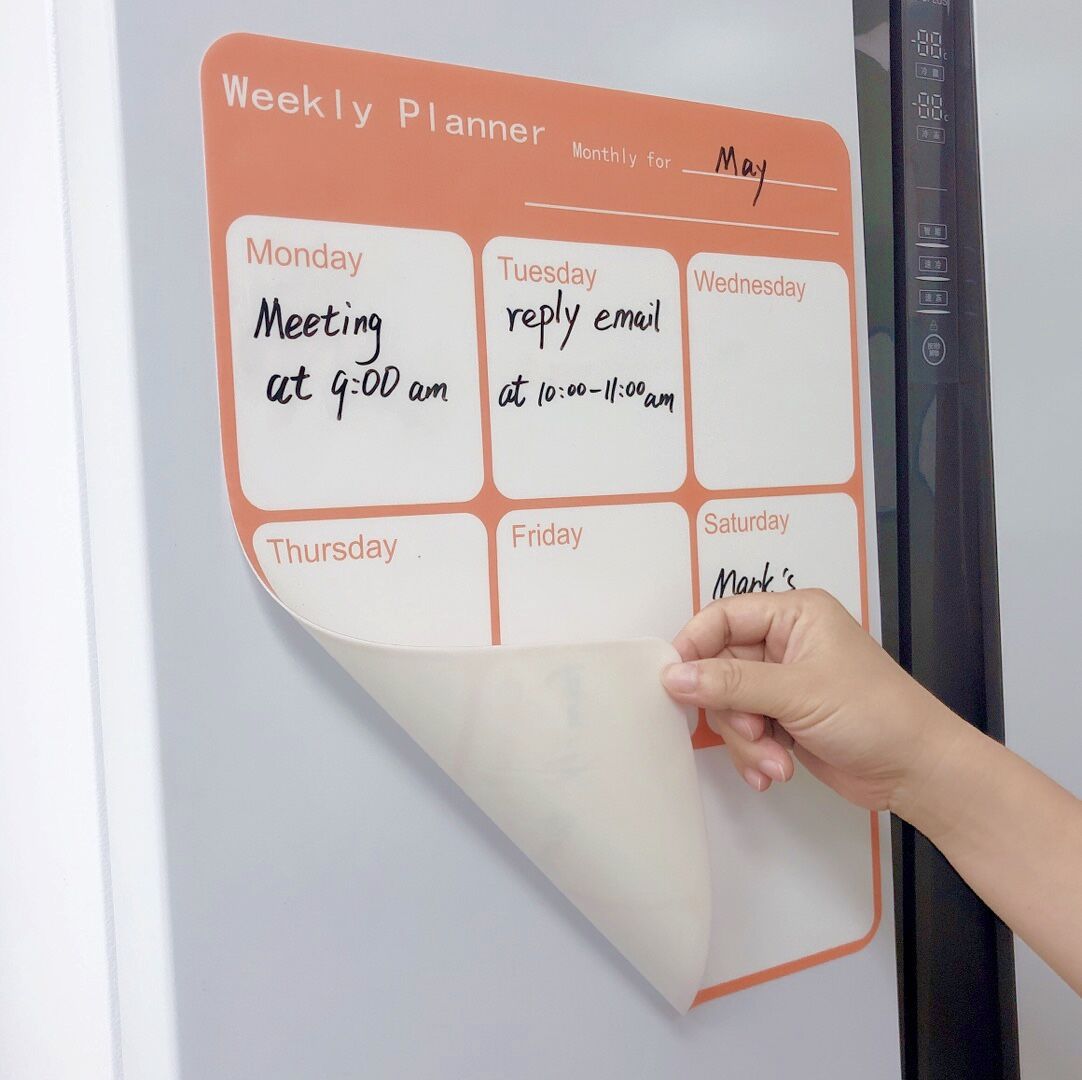 白板贴周月计划表